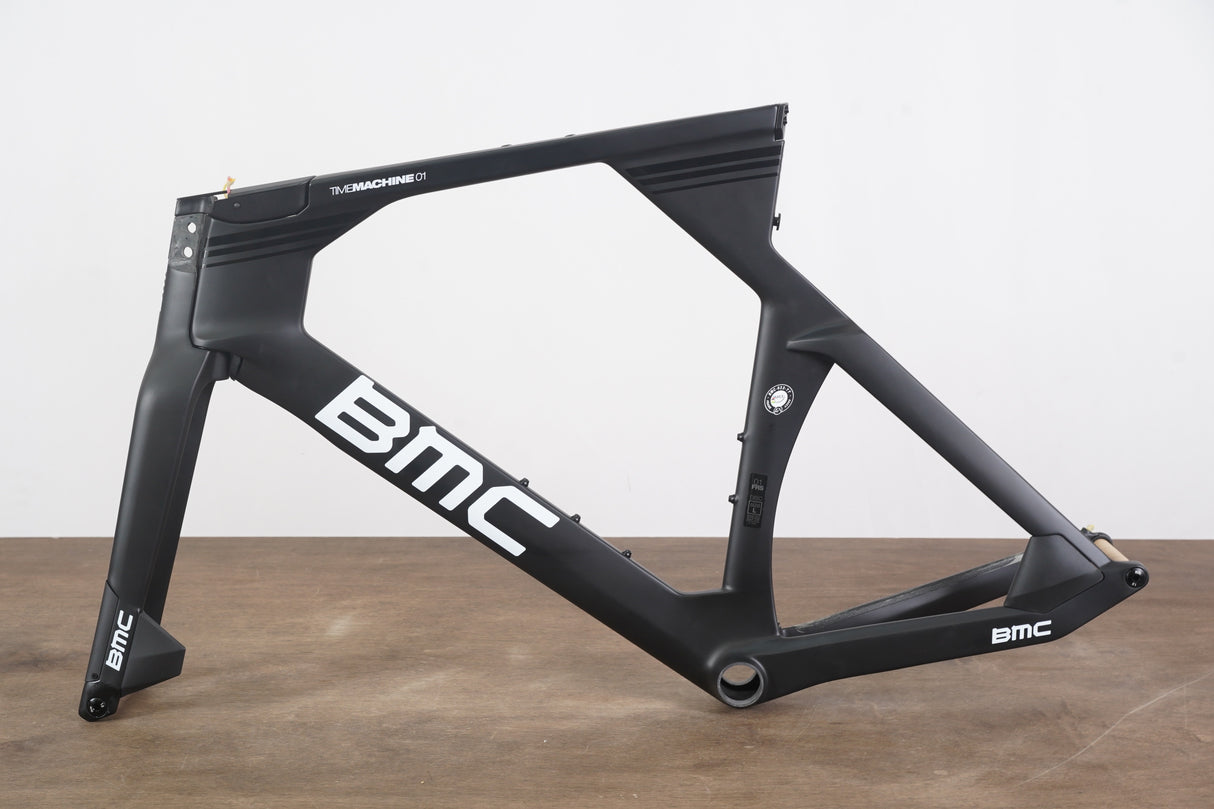 NEW 2020 L (Large) BMC Timemachine TM01 FRS Disc FRS Frameset CBN-WHT-BLK