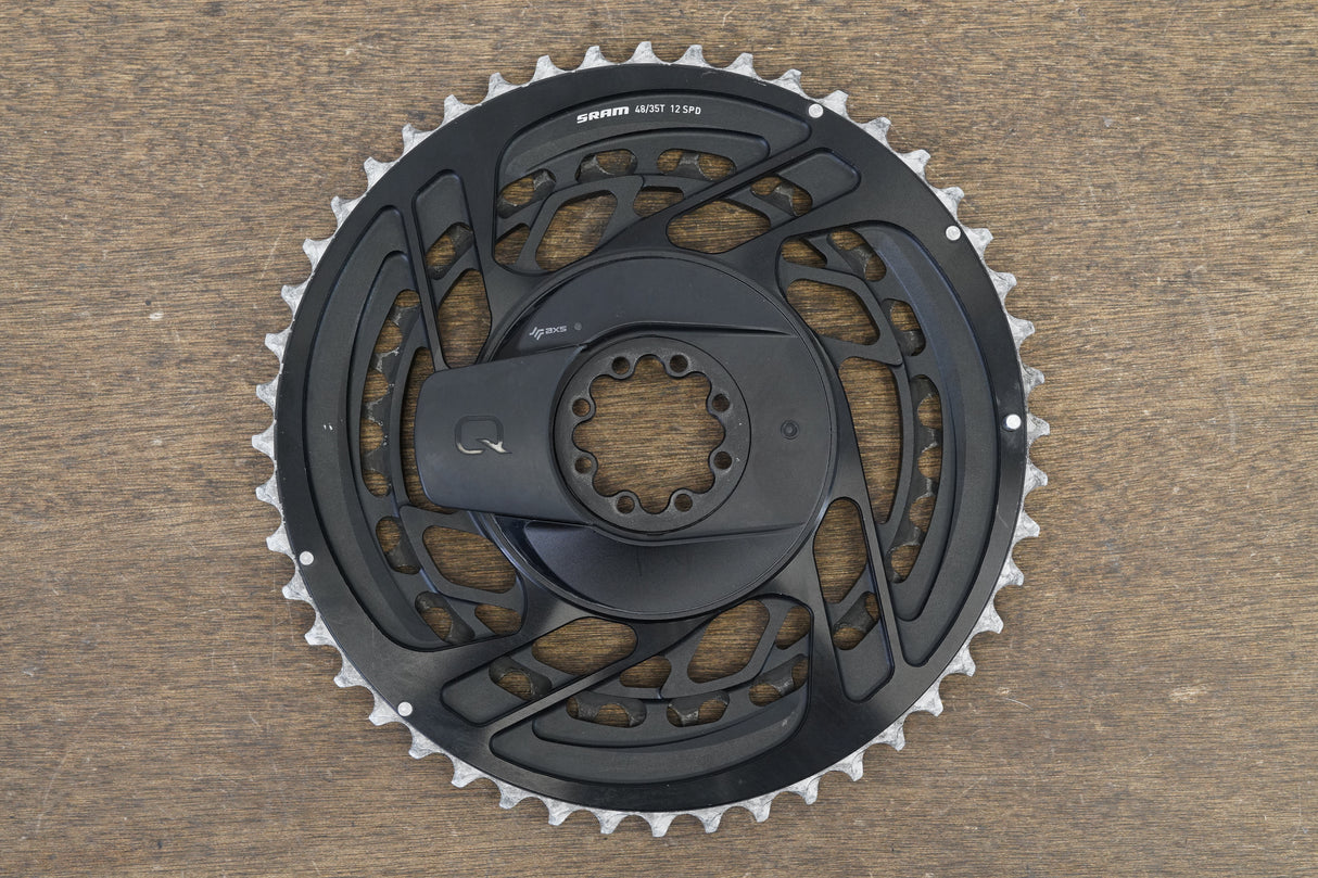 48/35T SRAM Force AXS D2 12 Speed Quarq Power Meter Chainrings + Spider 268g