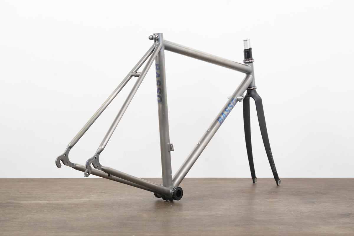 Vintage 52cm Basso Ritchey Titanium Rim Brake Road Frameset