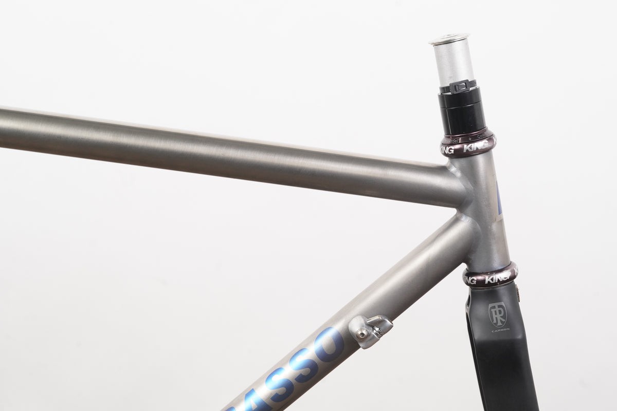 Vintage 52cm Basso Ritchey Titanium Rim Brake Road Frameset