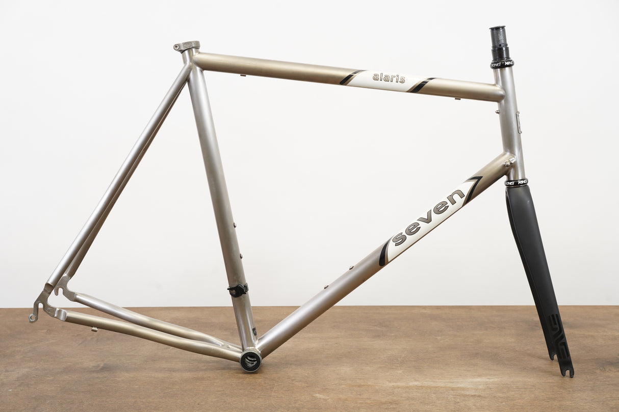 62cm Seven Alaris ENVE Titanium Rim Brake Road Frameset