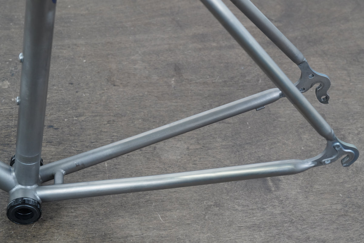 Vintage 52cm Basso Ritchey Titanium Rim Brake Road Frameset
