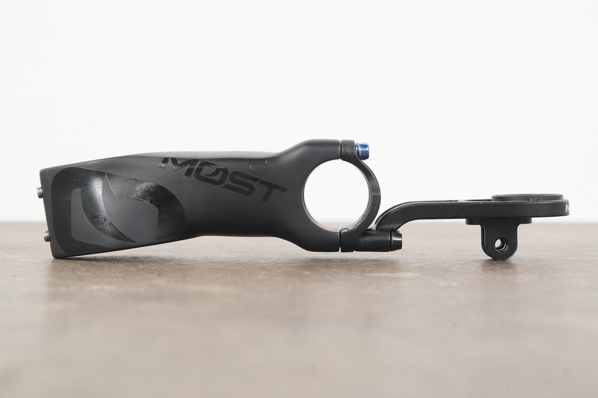 Pinarello Most Tiger TiCR 100mm ±8 Degree Carbon Stem + Mount 190g 1 1/8" 31.8mm
