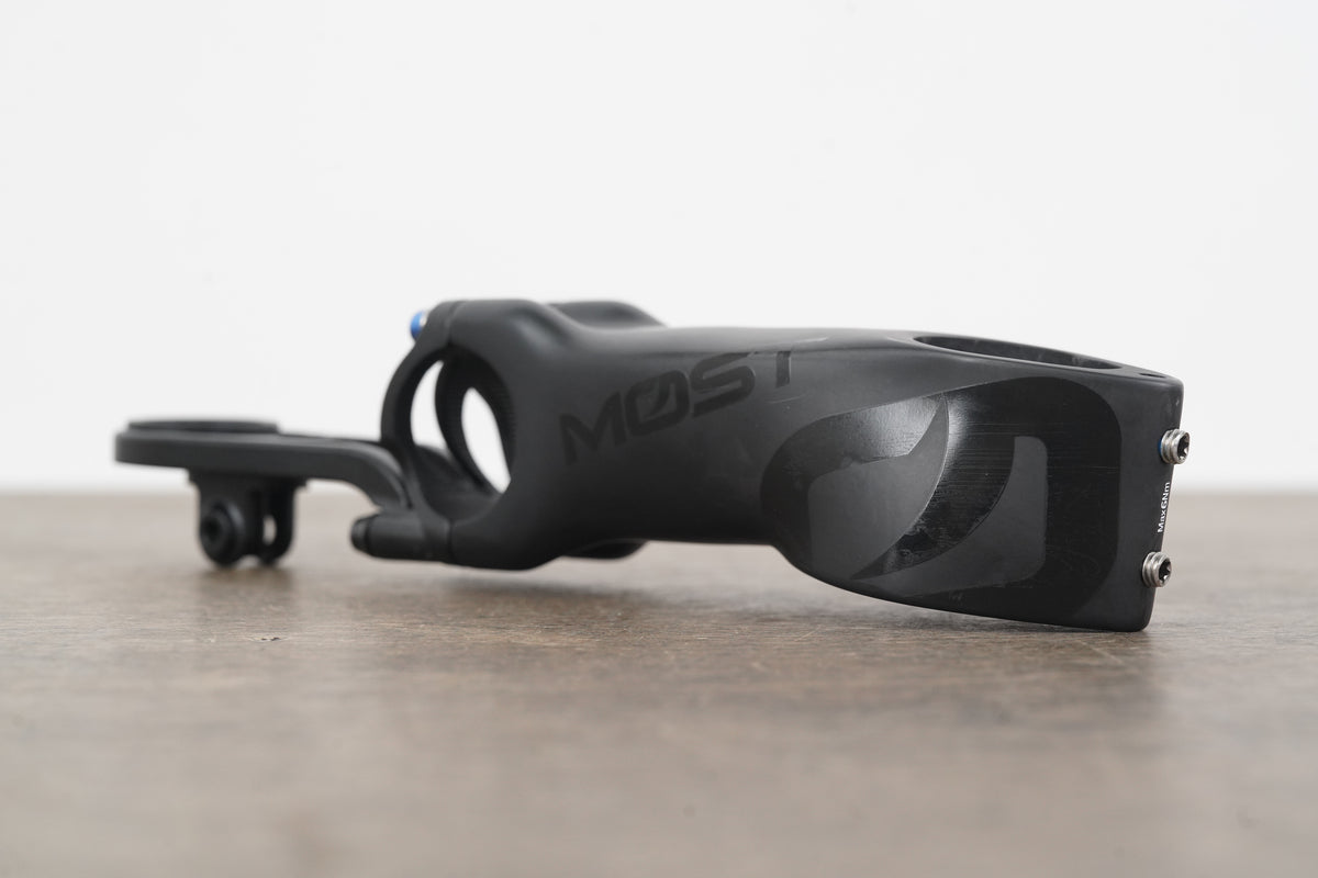 Pinarello Most Tiger TiCR 100mm ±8 Degree Carbon Stem + Mount 190g 1 1/8" 31.8mm