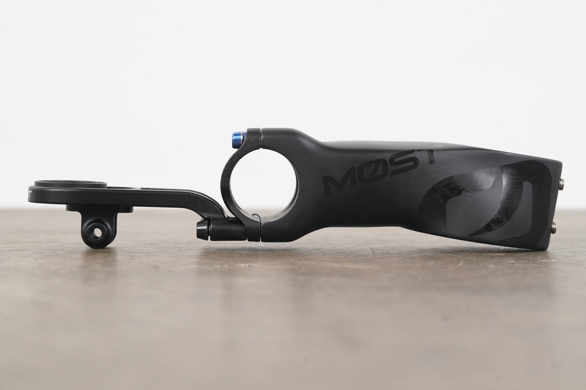 Pinarello Most Tiger TiCR 100mm ±8 Degree Carbon Stem + Mount 190g 1 1/8" 31.8mm