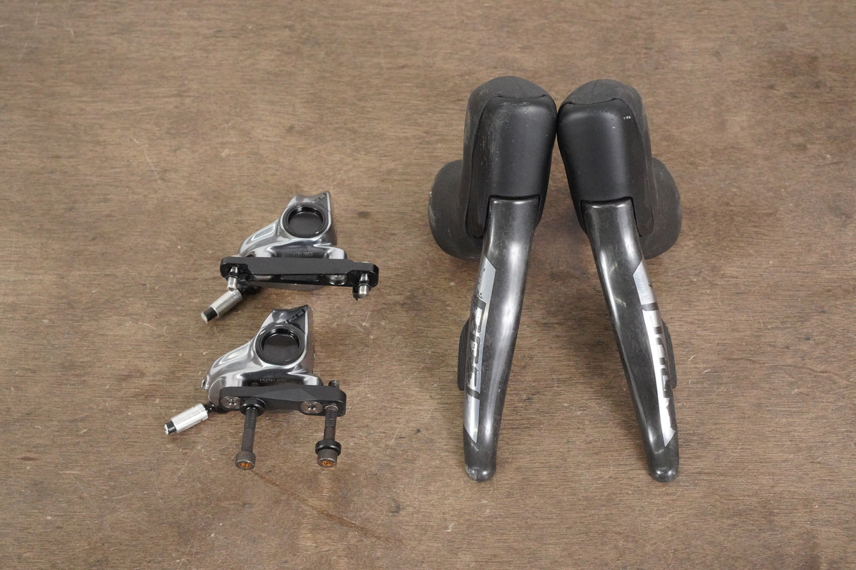 SRAM Red eTap AXS HRD 12 Speed Wireless Electronic Disc Brake Shifters + Calipers