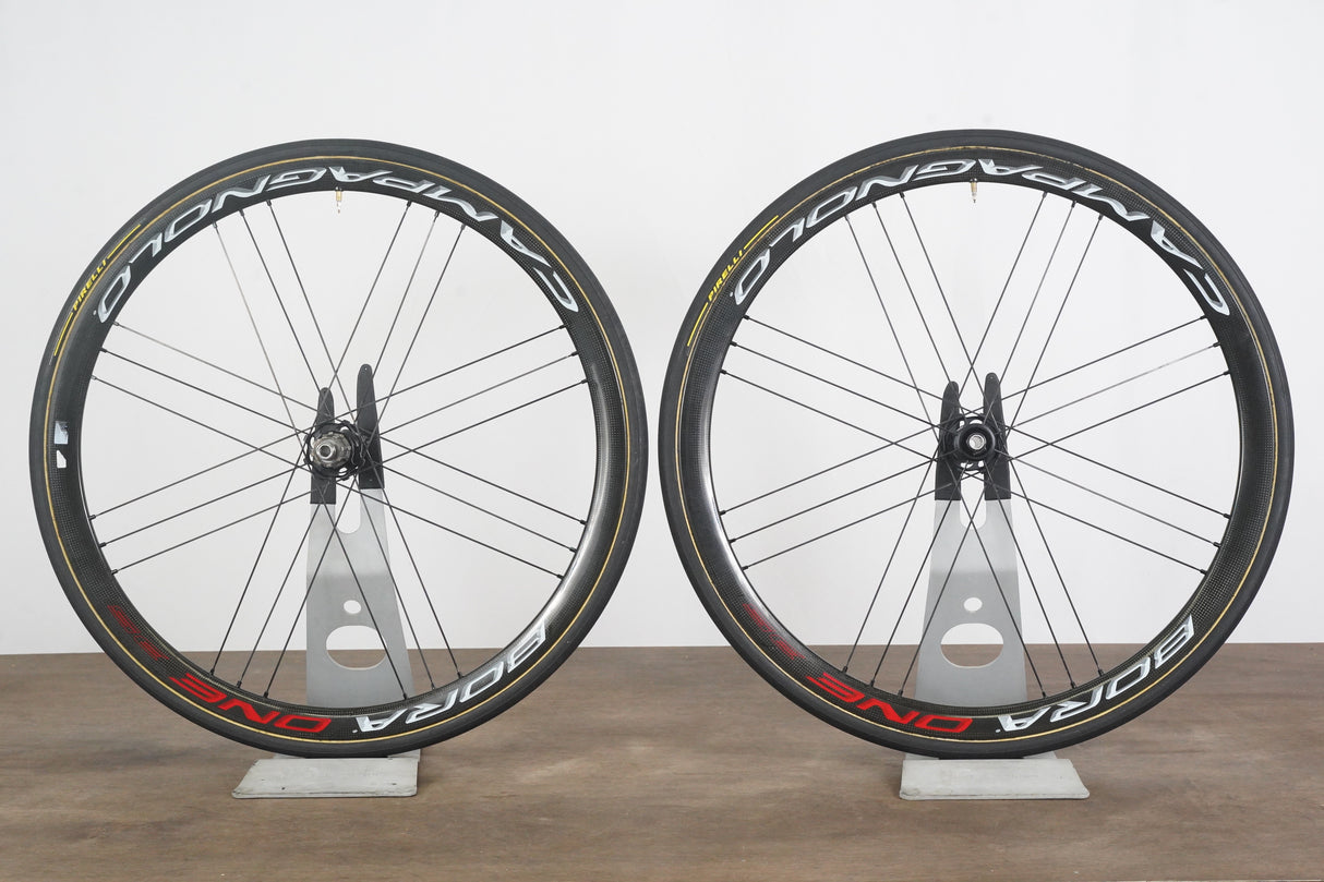 Campagnolo Bora One 35 Carbon Tubular Disc Brake Wheelset Campagnolo 11 Speed