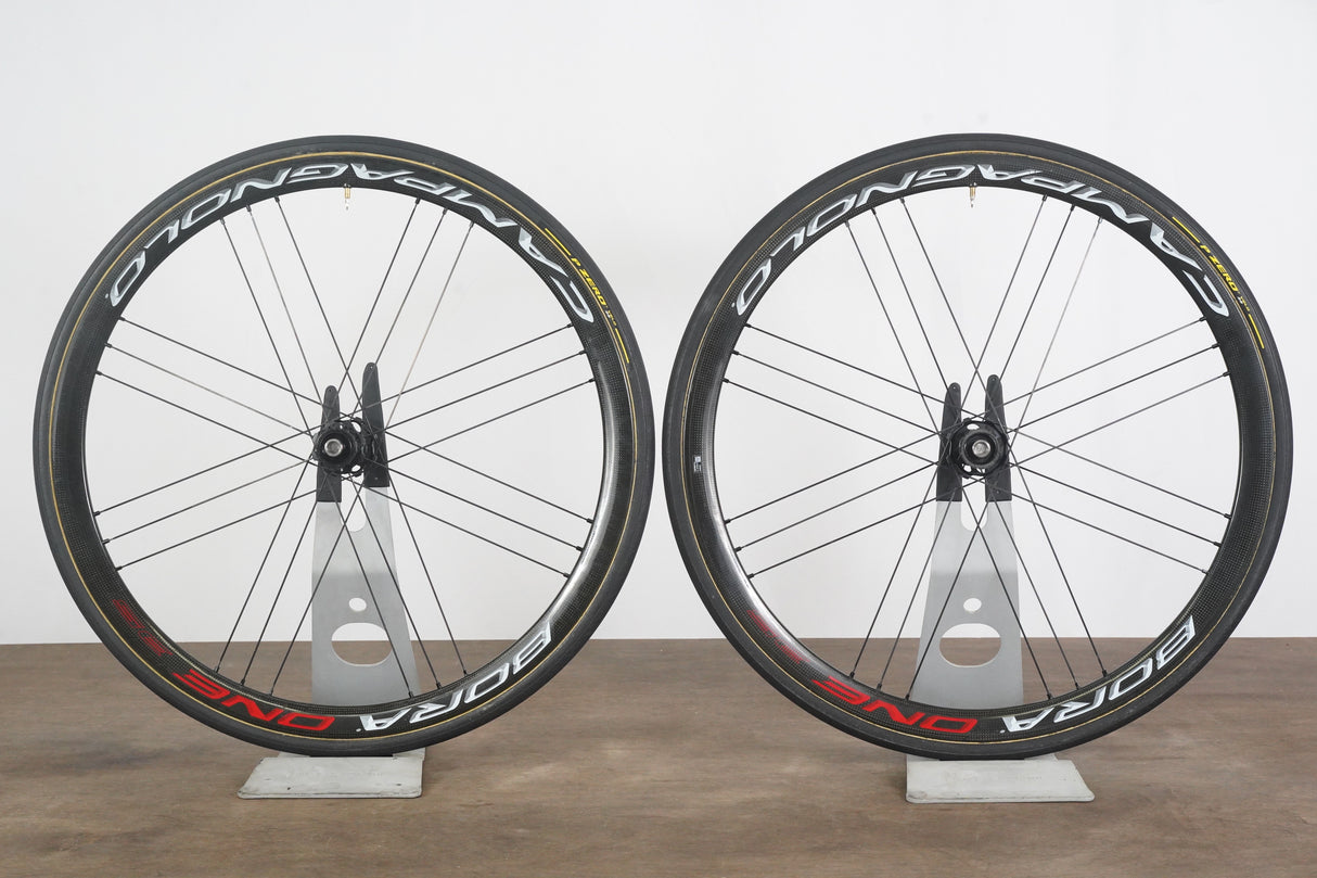 Campagnolo Bora One 35 Carbon Tubular Disc Brake Wheelset Campagnolo 11 Speed