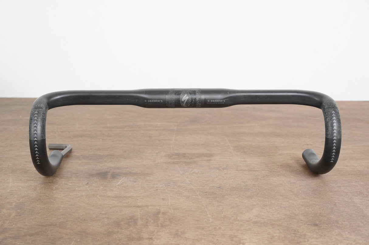 44cm Specialized S-WORKS Shallow Bend Carbon Compact Road Handlebar 31.8mm