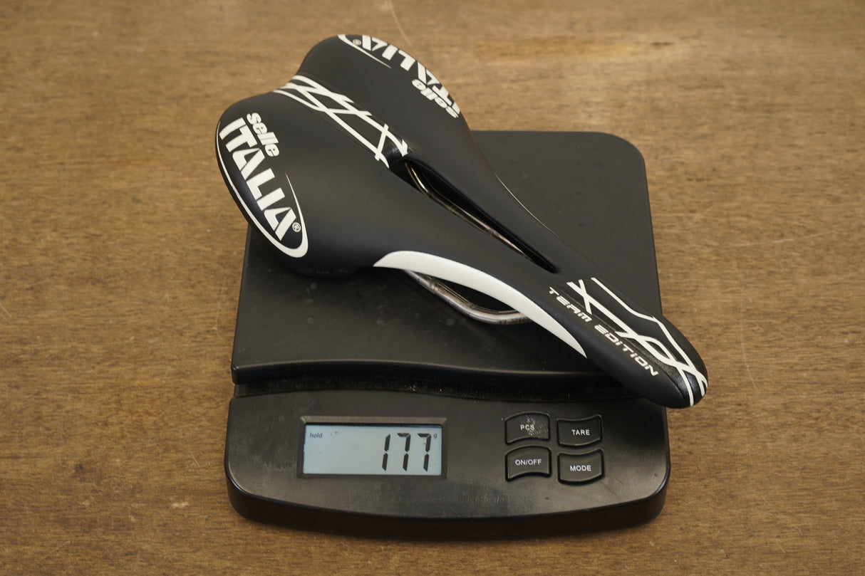 134mm Selle Italia SLR Team Titanium Rail Road Saddle 177g