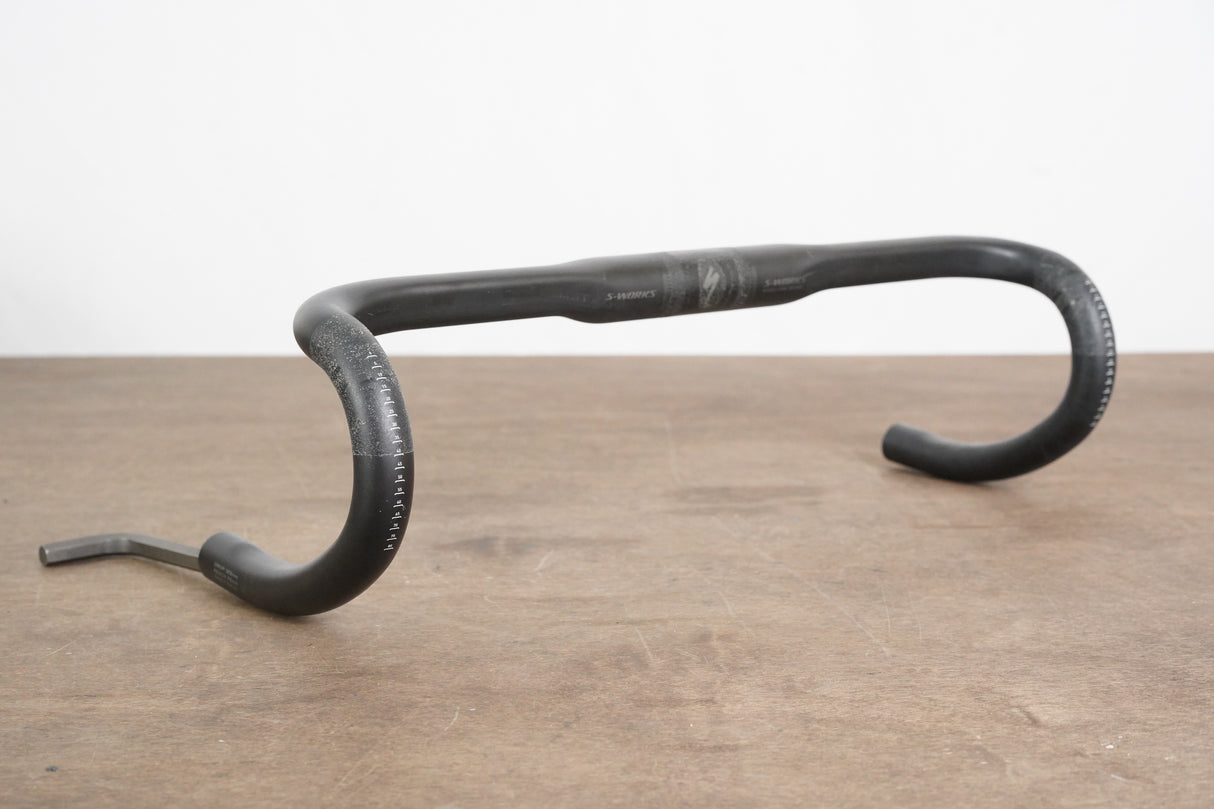 44cm Specialized S-WORKS Shallow Bend Carbon Compact Road Handlebar 31.8mm