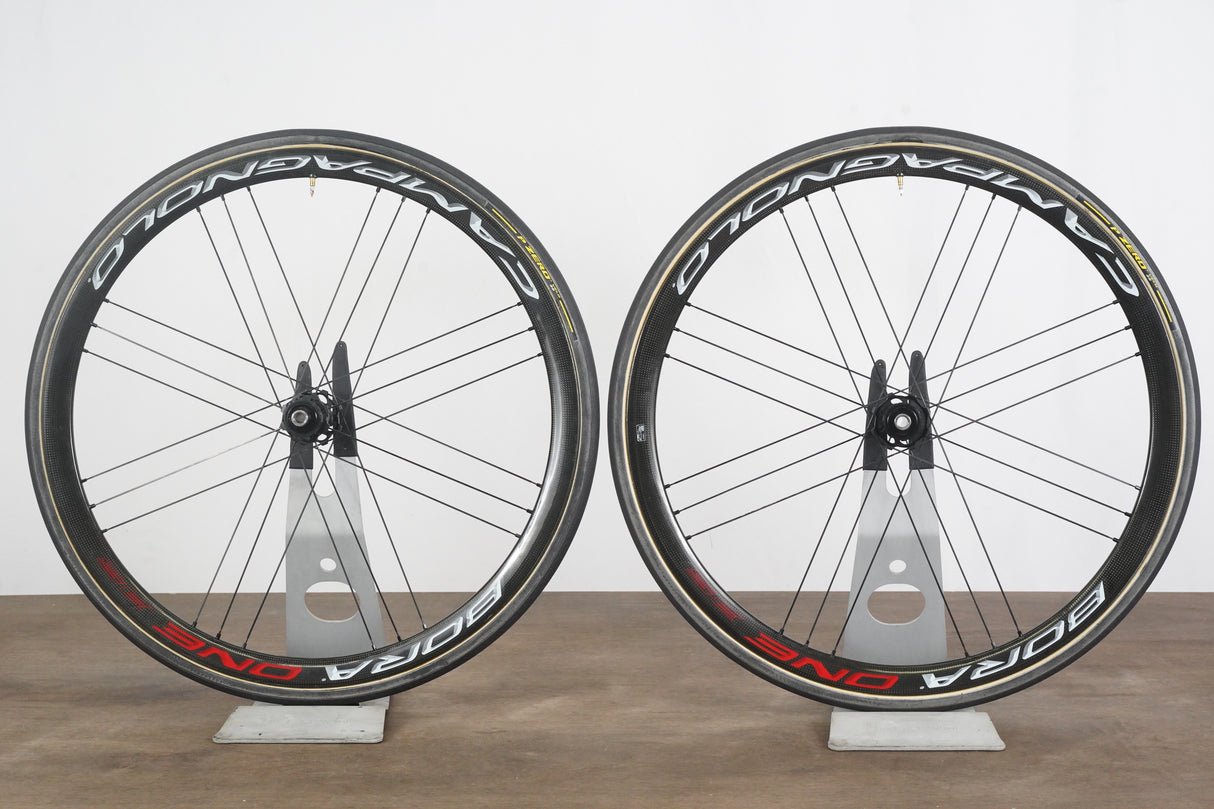 Campagnolo Bora One 35 Carbon Tubular Disc Brake Wheelset Campagnolo 11 Speed