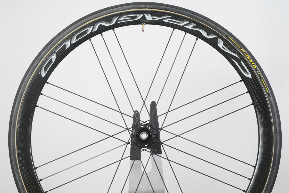 Campagnolo Bora One 35 Carbon Tubular Disc Brake Wheelset Campagnolo 11 Speed