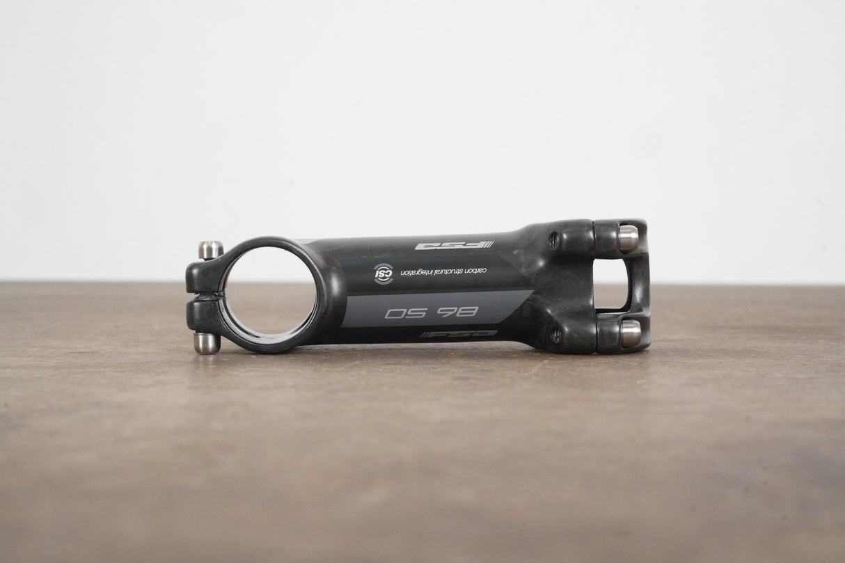 FSA OS-98 CSI 100mm ±6 Degree Carbon Alloy Road Stem 127g 1 1/8" 31.8mm