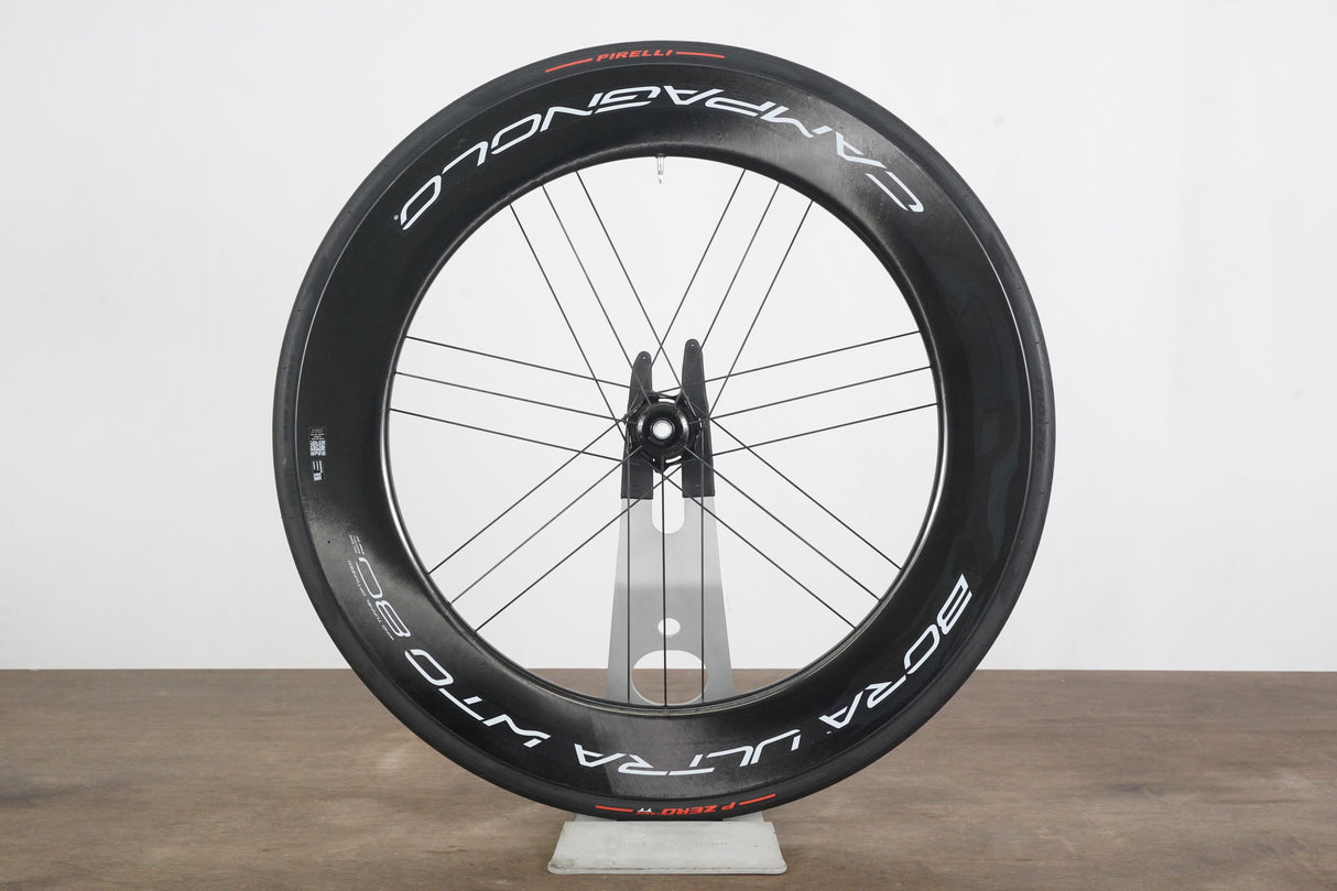 FRONT Campagnolo Bora Ultra WTO 80 Carbon Tubeless Clincher Disc Brake Wheel
