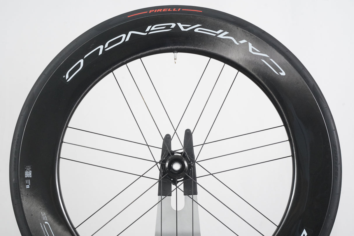 FRONT Campagnolo Bora Ultra WTO 80 Carbon Tubeless Clincher Disc Brake Wheel