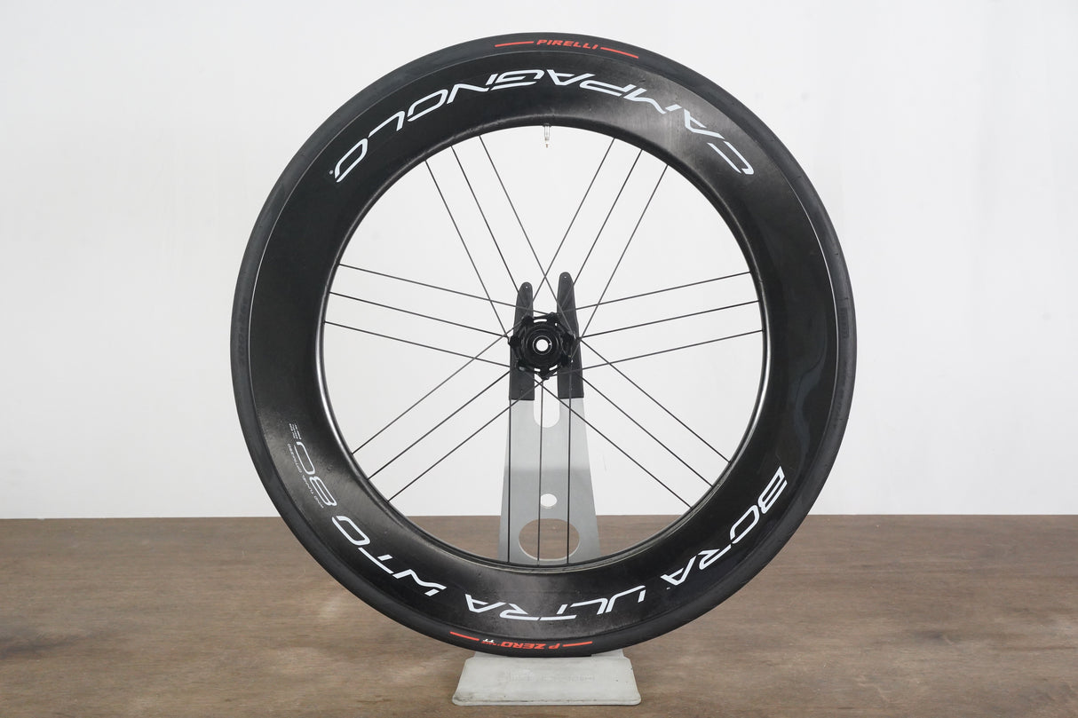 FRONT Campagnolo Bora Ultra WTO 80 Carbon Tubeless Clincher Disc Brake Wheel