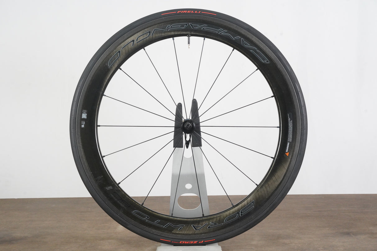 FRONT Campagnolo Bora WTO 60 Carbon Tubeless Clincher Rim Brake Wheel
