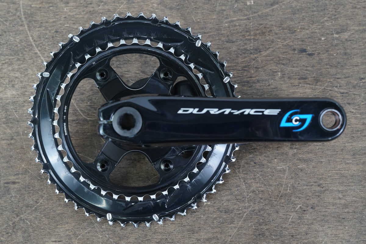 170mm 53/39T Dura-Ace FC-R9100 Stages Dual Power Meter Crankset 9100 656g