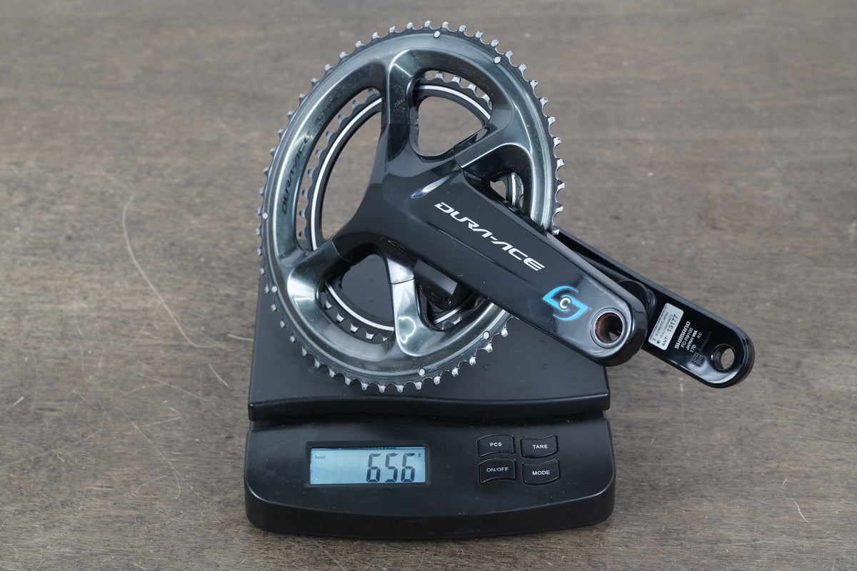 170mm 53/39T Dura-Ace FC-R9100 Stages Dual Power Meter Crankset 9100 656g