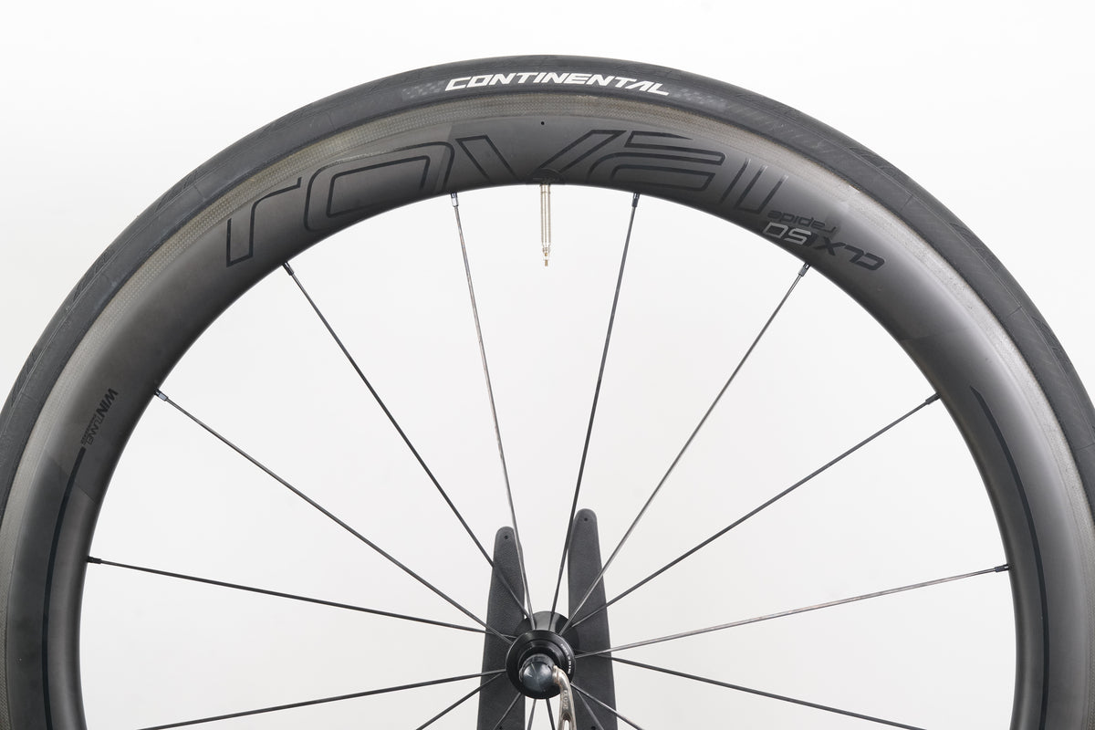 Roval Rapide CLX 50 Carbon Tubeless Clincher Rim Brake Wheelset 11 Speed