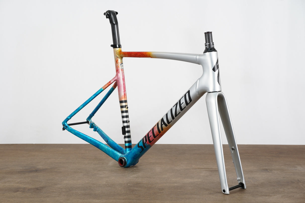 56cm Specialized Allez Sprint V2 Water Effect Alloy Disc Brake Road Frameset