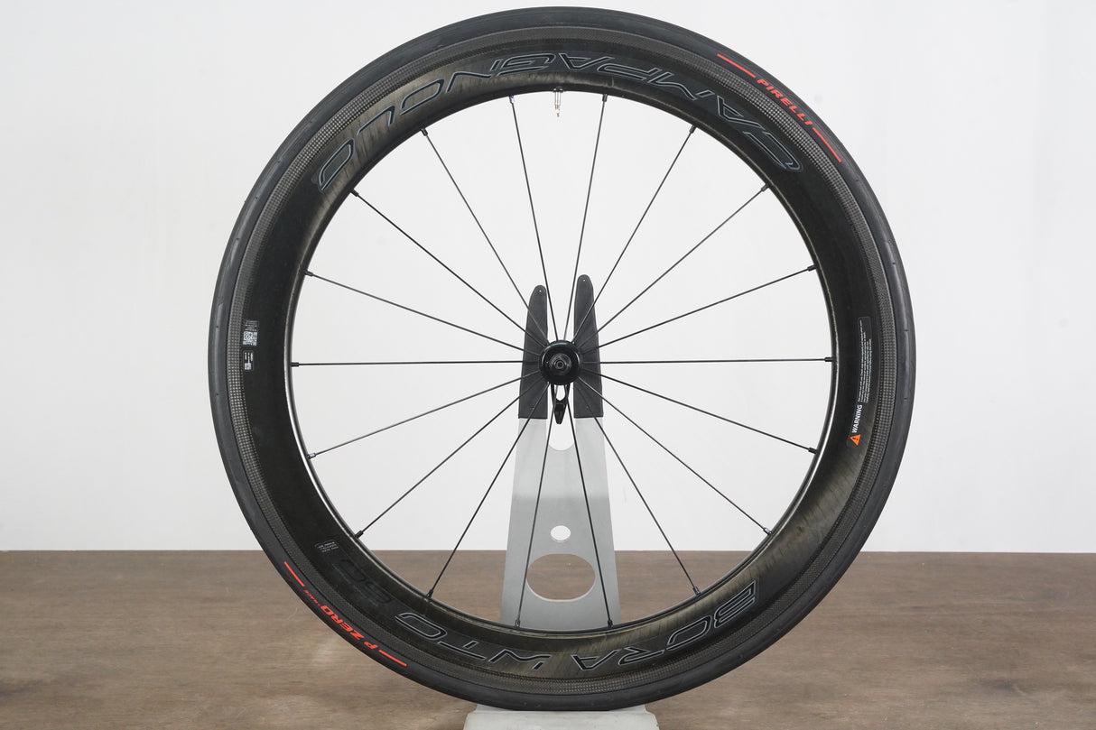 FRONT Campagnolo Bora WTO 60 Carbon Tubeless Clincher Rim Brake Wheel