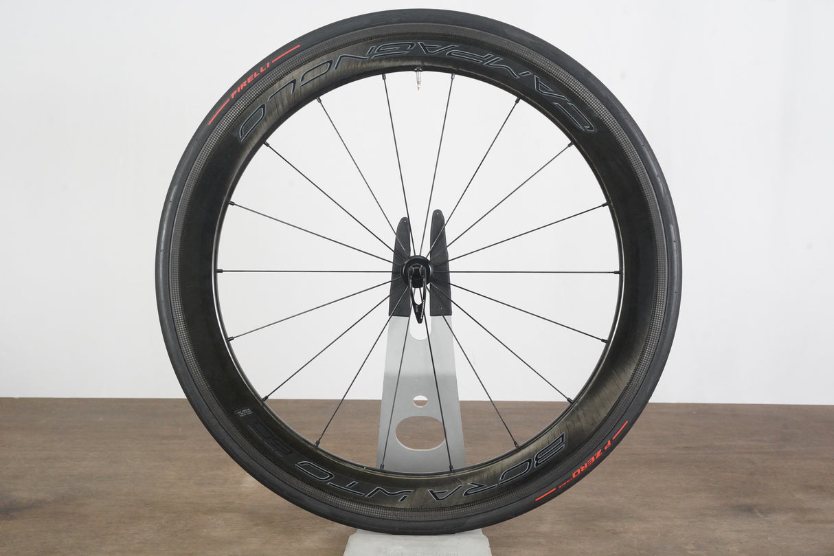 FRONT Campagnolo Bora WTO 60 Carbon Tubeless Clincher Rim Brake Wheel