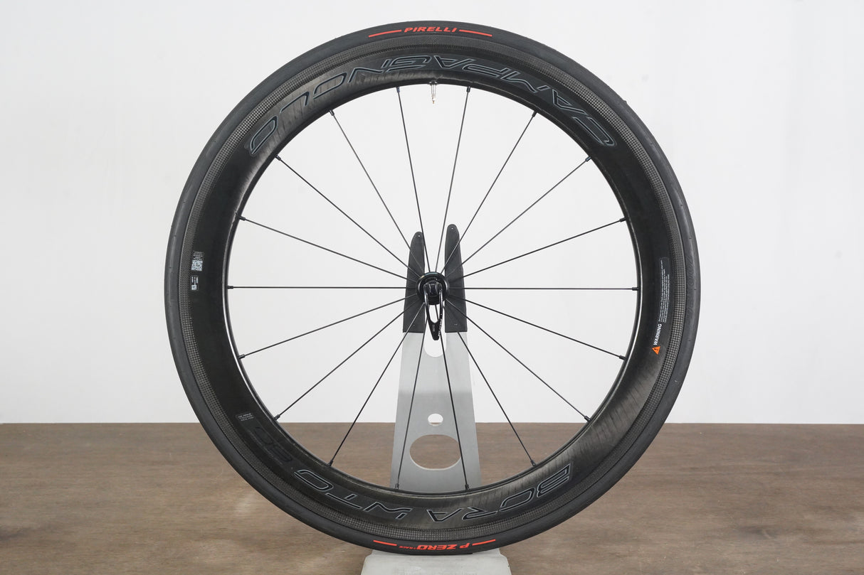 FRONT Campagnolo Bora WTO 60 Carbon Tubeless Clincher Rim Brake Wheel