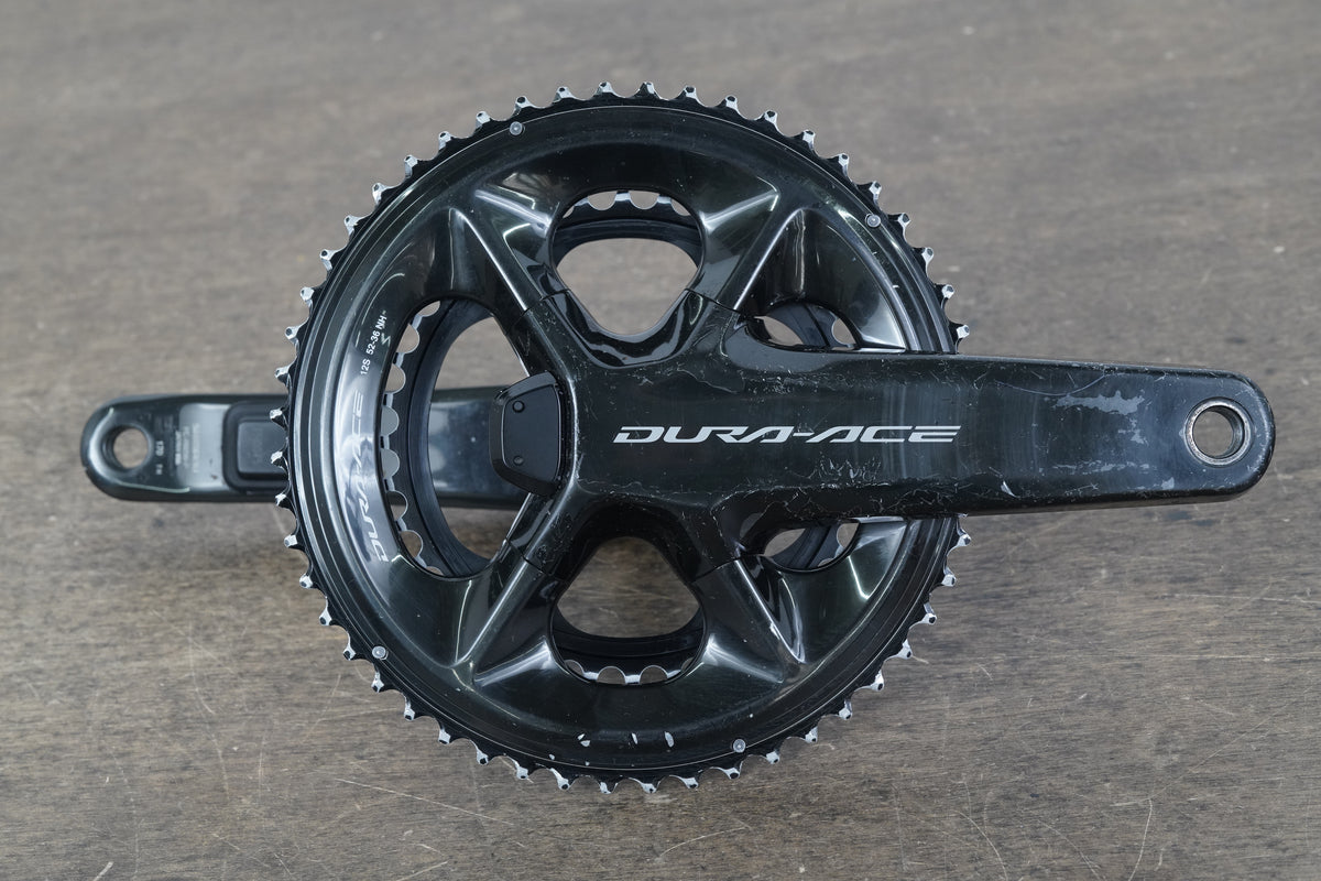 170mm 52/36T Dura-Ace FC-R9200-P Dual Sided Power Meter Crankset 753g