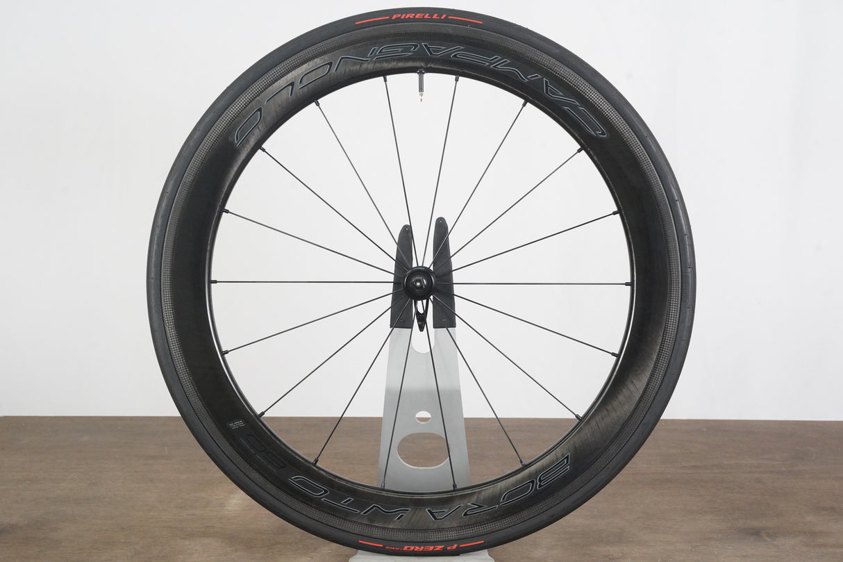FRONT Campagnolo Bora WTO 60 Carbon Tubeless Clincher Rim Brake Wheel