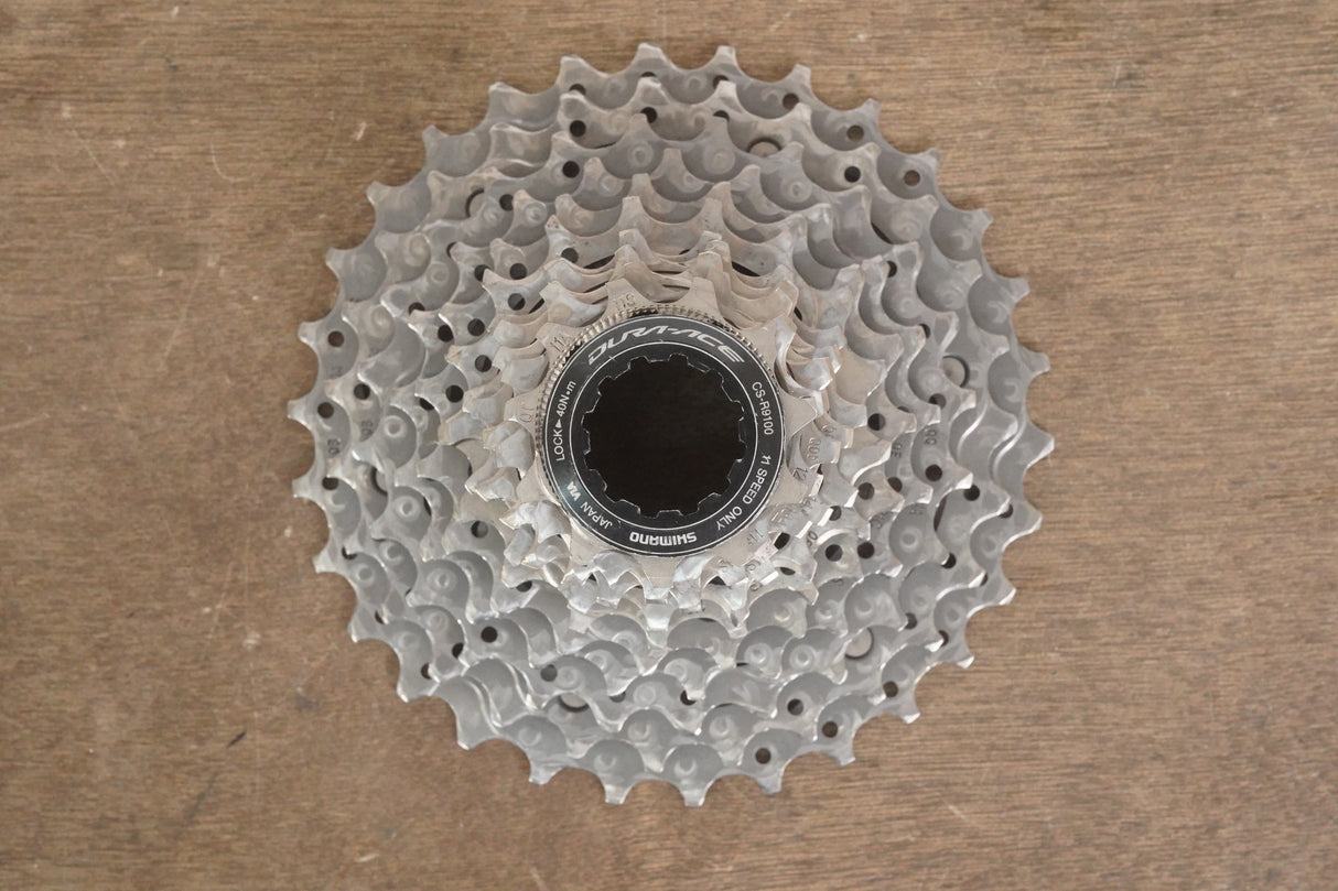 11-30T Shimano Dura-Ace CS-R9100 11 Speed Road Cassette 204g 9100