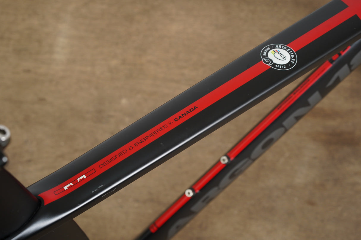 XS Argon 18 E-118 Carbon Rim Brake TT Triathlon Frameset + Cockpit