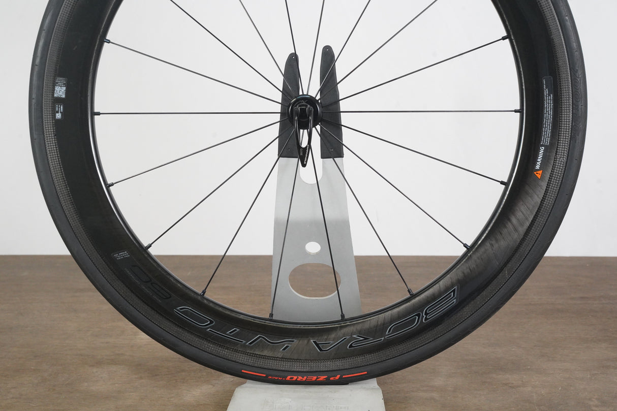 FRONT Campagnolo Bora WTO 60 Carbon Tubeless Clincher Rim Brake Wheel