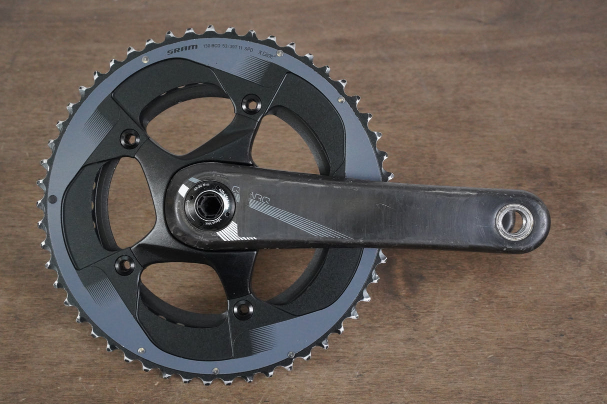 175mm 53/39T BB30 Quarq Prime 11 Speed Carbon Crankset