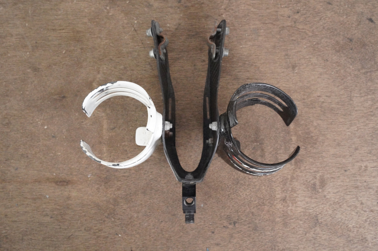 XLAB Carbon Wing 400i Water Bottle Cage Mount + *Damaged* Chimp Bottle Cages