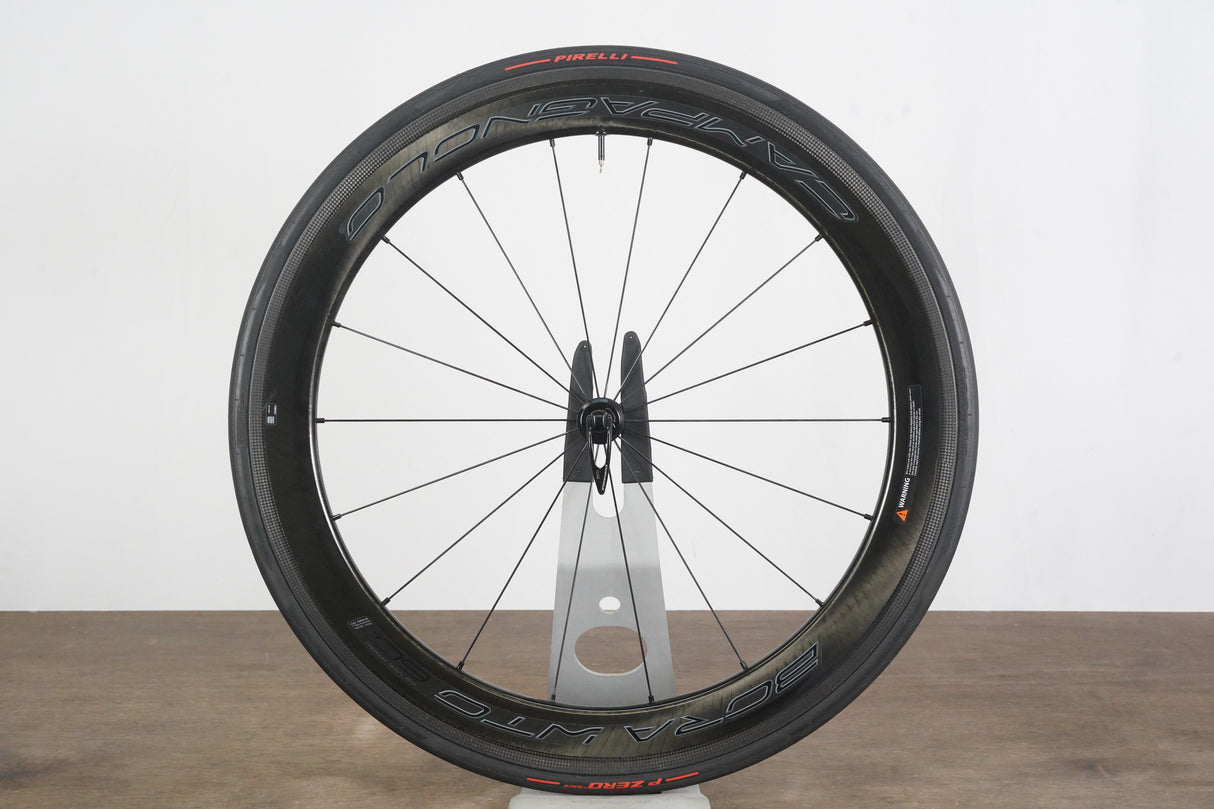 FRONT Campagnolo Bora WTO 60 Carbon Tubeless Clincher Rim Brake Wheel