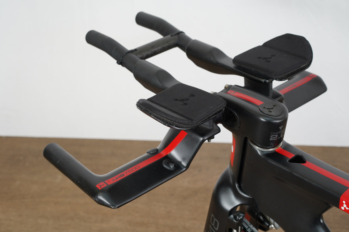 XS Argon 18 E-118 Carbon Rim Brake TT Triathlon Frameset + Cockpit