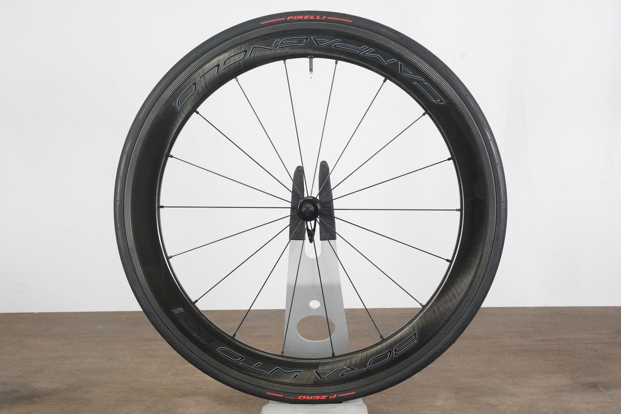 FRONT Campagnolo Bora WTO 60 Carbon Tubeless Clincher Rim Brake Wheel