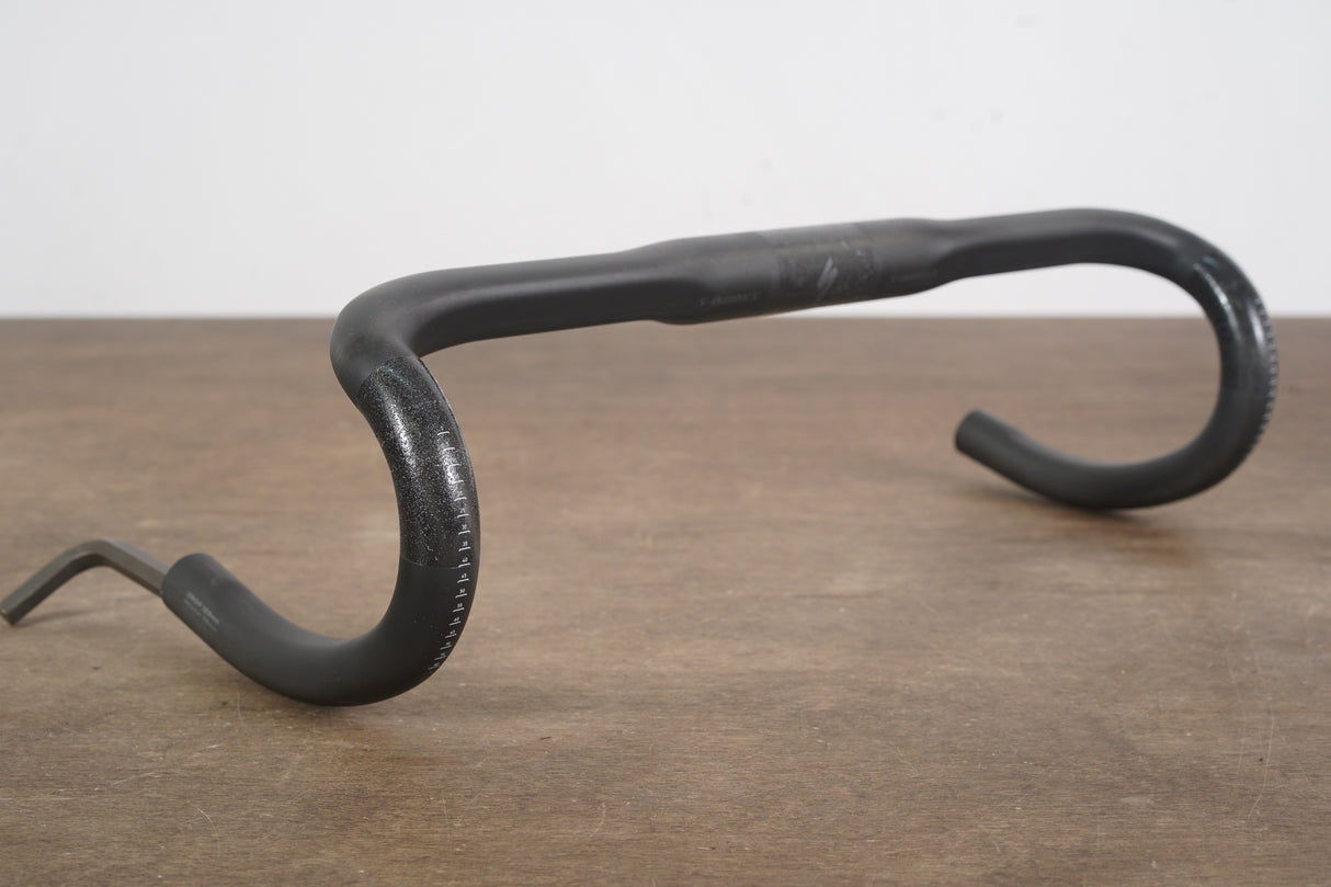 42cm Specialized S-WORKS Shallow Bend Carbon Compact Road Handlebar 31.8mm