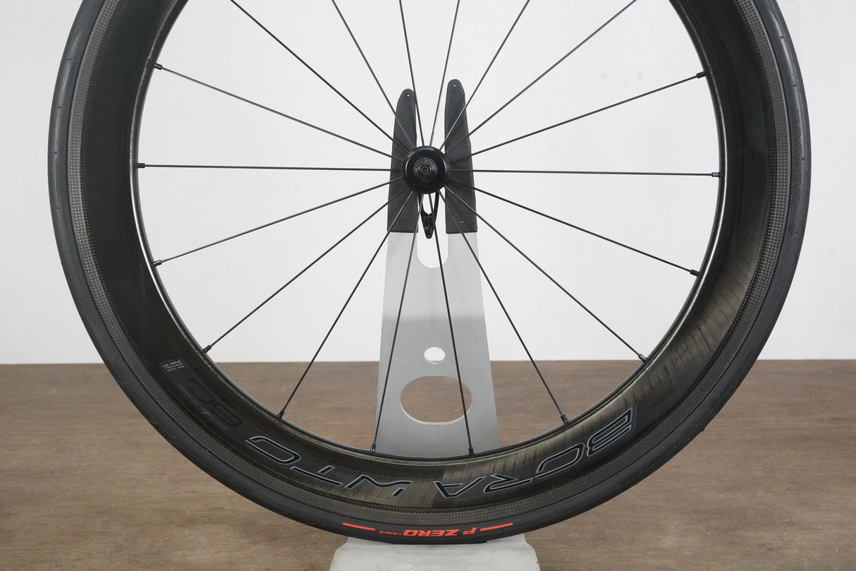 FRONT Campagnolo Bora WTO 60 Carbon Tubeless Clincher Rim Brake Wheel