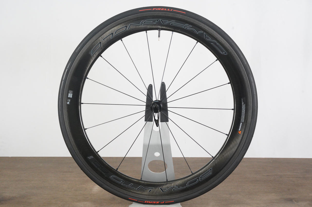 FRONT Campagnolo Bora WTO 60 Carbon Tubeless Clincher Rim Brake Wheel