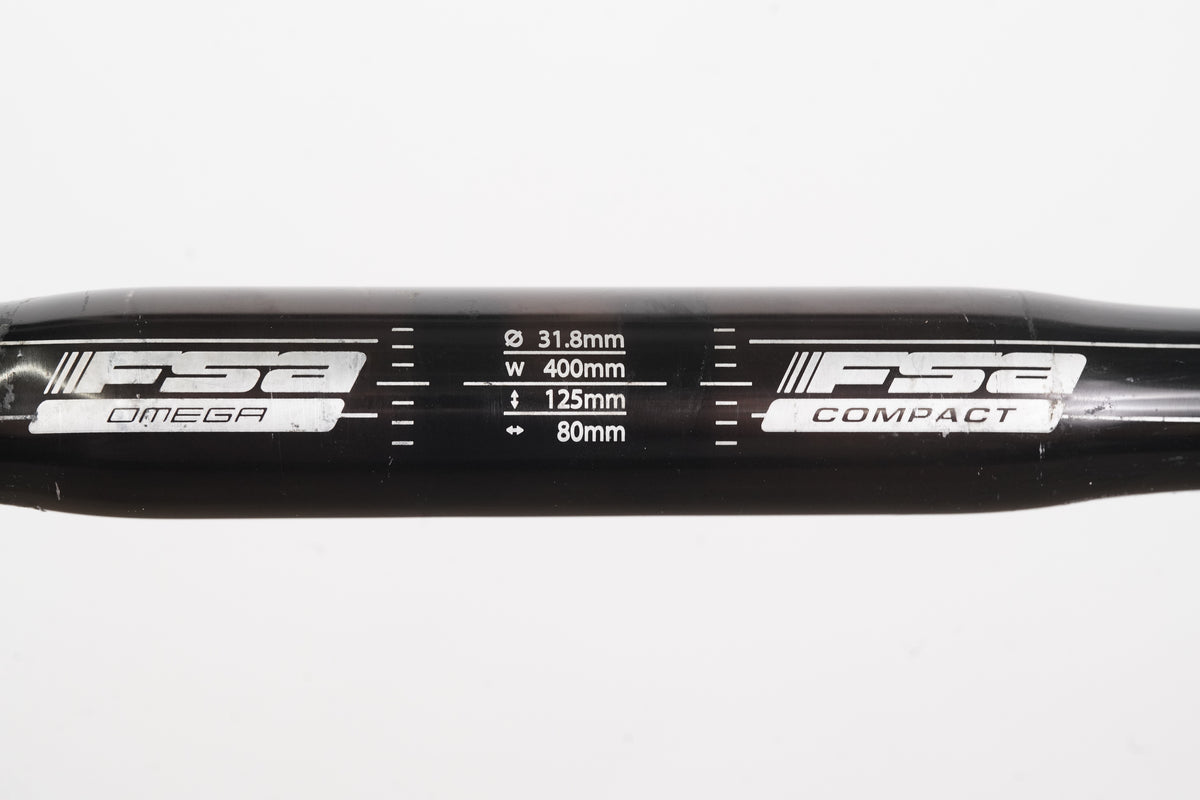 40cm FSA Omega Alloy Compact Road Handlebar 31.8mm