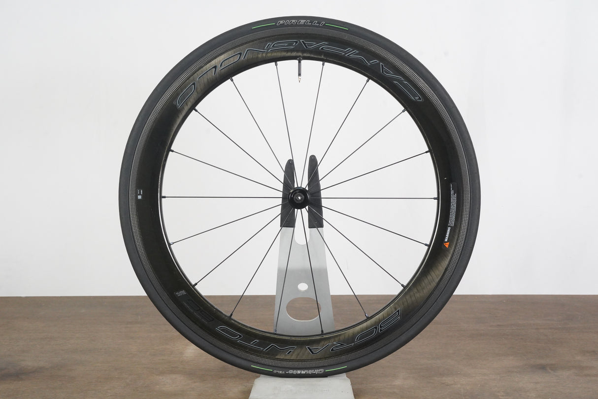 FRONT Campagnolo Bora WTO 60 Carbon Tubeless Clincher Rim Brake Wheel