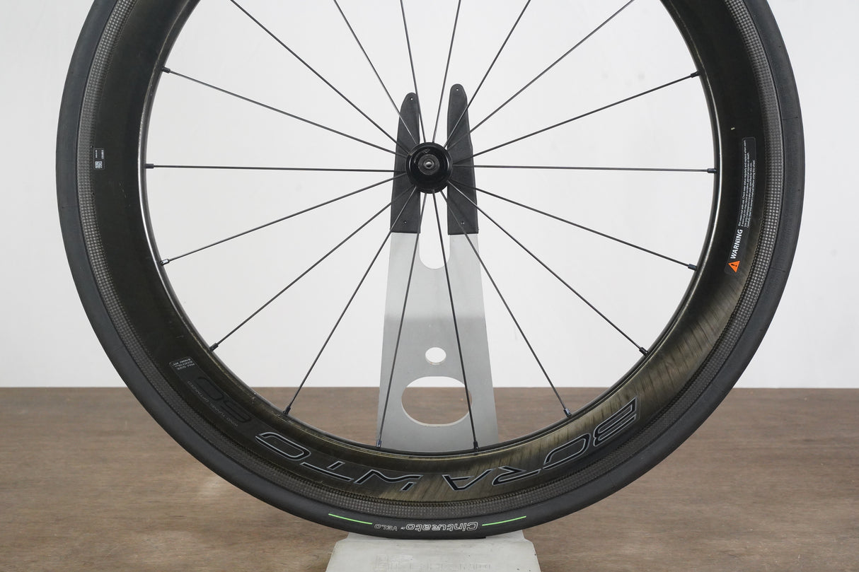 FRONT Campagnolo Bora WTO 60 Carbon Tubeless Clincher Rim Brake Wheel