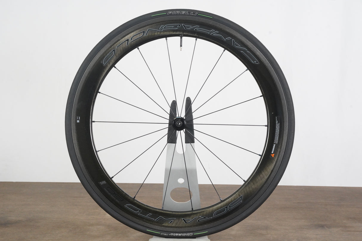 FRONT Campagnolo Bora WTO 60 Carbon Tubeless Clincher Rim Brake Wheel