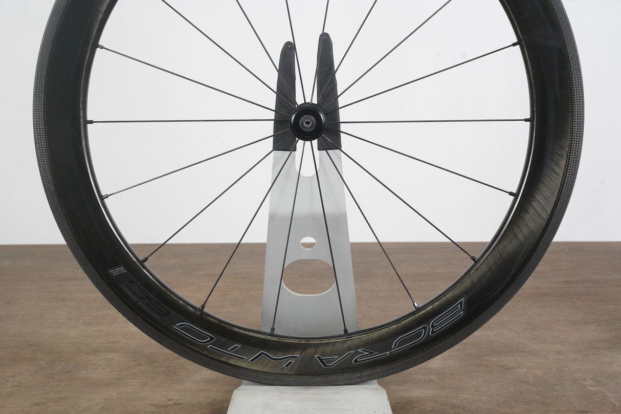 FRONT Campagnolo Bora WTO 60 Carbon Tubeless Clincher Rim Brake Wheel