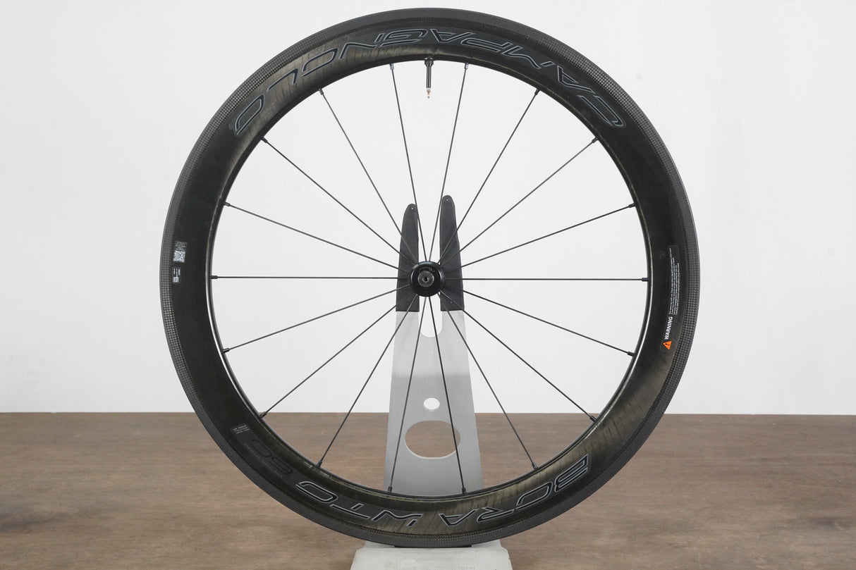 FRONT Campagnolo Bora WTO 60 Carbon Tubeless Clincher Rim Brake Wheel