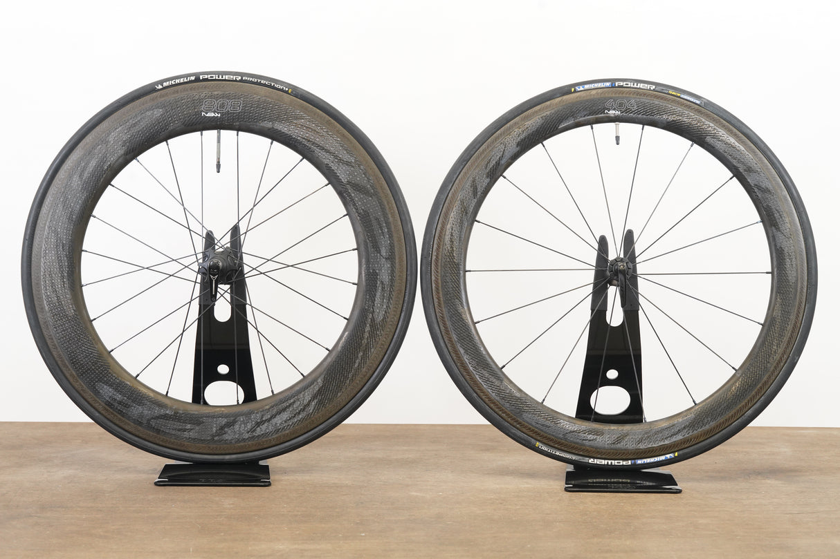 Zipp 404/808 NSW Cognition Carbon Clincher Rim Brake Wheelset 11 Speed