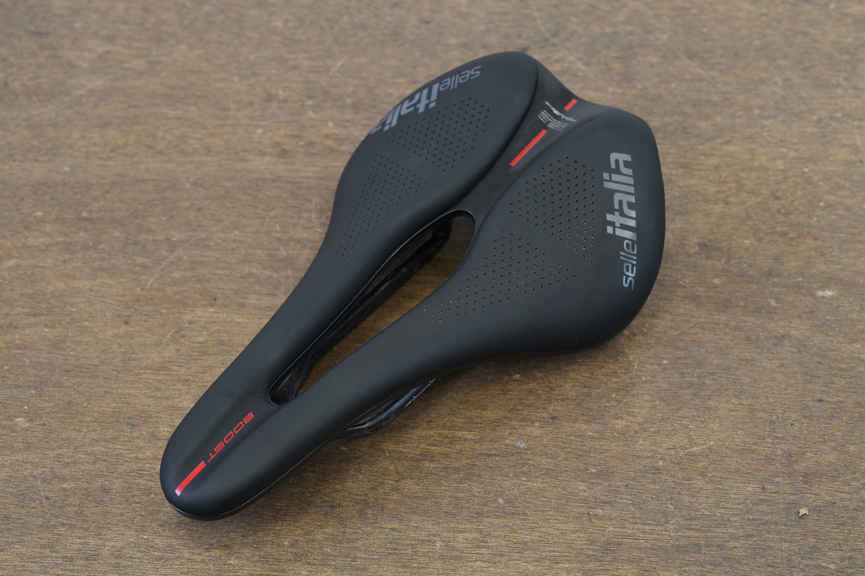 145mm Selle Italia Novus Boost Evo Kit Carbonio Superflow Road Bike Saddle 181g